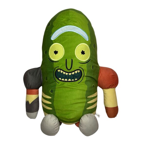 Rick & Morty Pickle Rick Exo Suit XL Stuffed Plush Toy Licensed Adult Swim 24” - Picture 3 of 7
